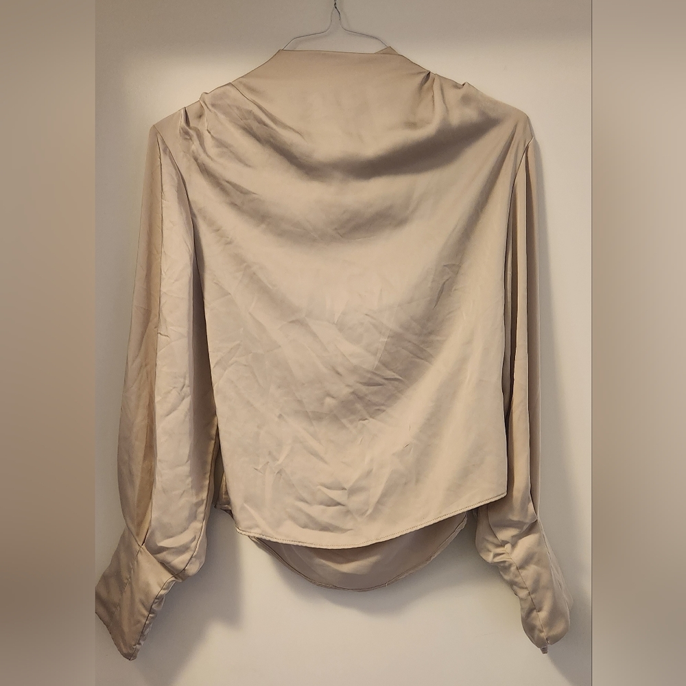 Zara Satin Backless Top